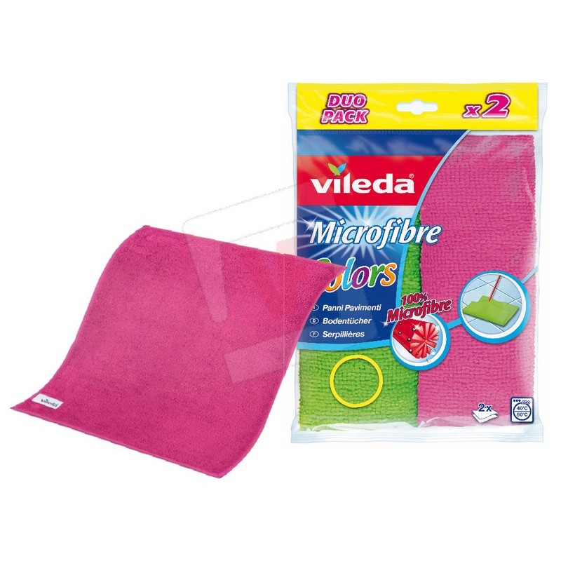 Vileda PANNO PAVIMENTI MICROFIBRE COLORS PZ. 2 cm. 40x50