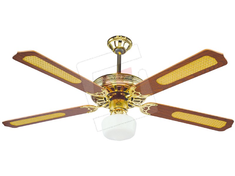 Ventilatore da soffitto con luce 4 pale