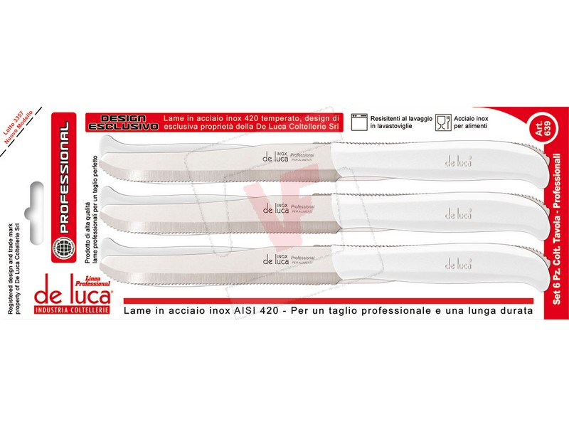 SET COLTELLI DA TAVOLA INOX...