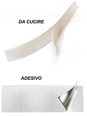 NASTRO VELCRO BIANCO Da cucire Asola