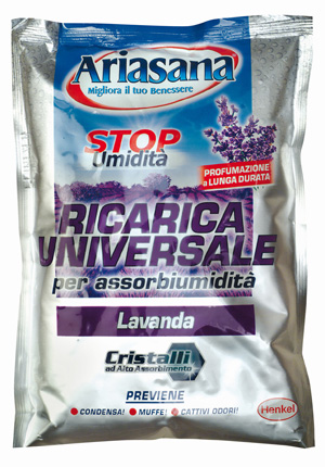 Henkel RICARICA PER ASSORBIUMIDITÀ ARIASANA 450 gr. Lavanda