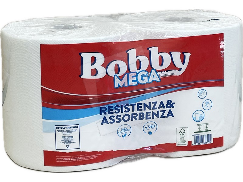 CARTA CELLULOSA BOBBY MEGA...