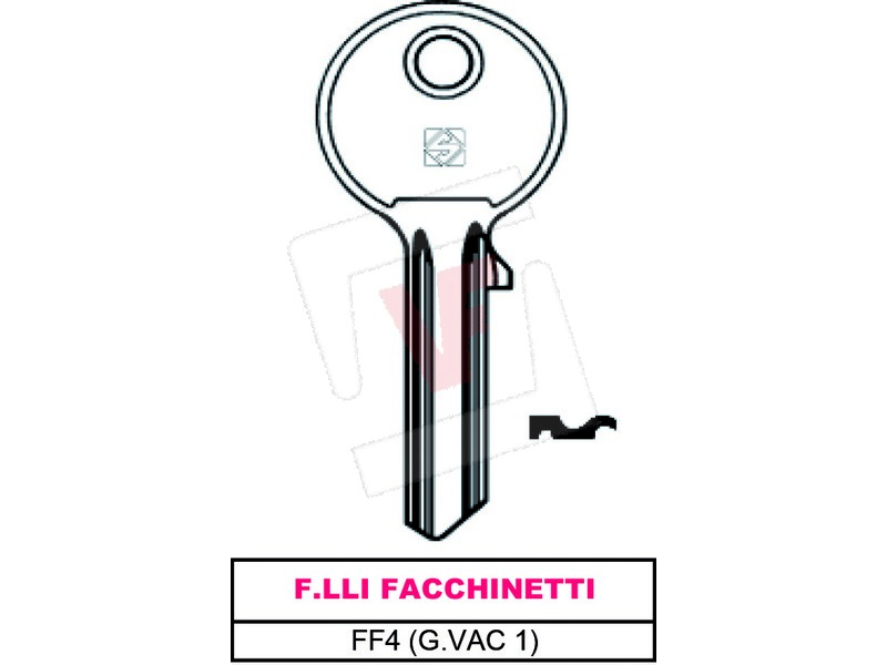 Silca CHIAVE ASC FF4 (G.VAC...