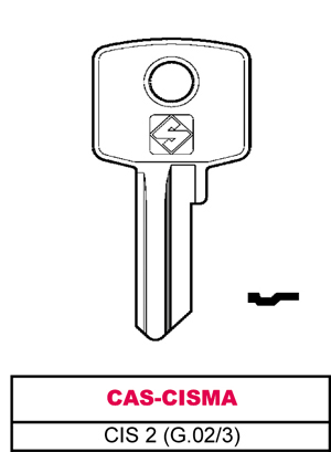 Silca CHIAVE ASC CIS 2...