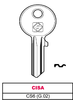 Silca CHIAVE ASC CS6 (G.VAC...