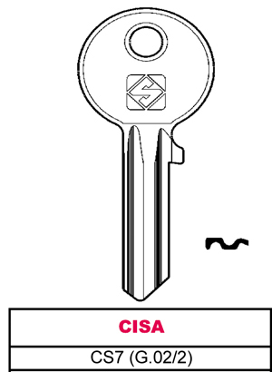 Silca CHIAVE ASC CS7 (G.VAC...