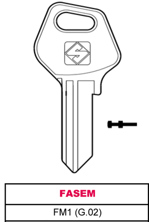 Silca CHIAVE ASC FM1 (G.VAC...