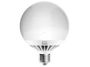 Ecolight LAMPADA A LED GLOBO E27 luce fredda 20 W