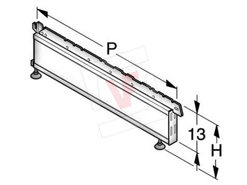 PIEDE BASE cm. 47x16 h Col....