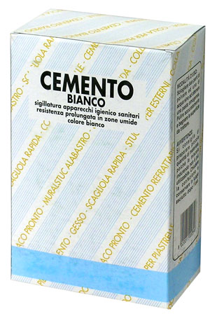 CEMENTO IN POLVERE BIANCO kg. 1