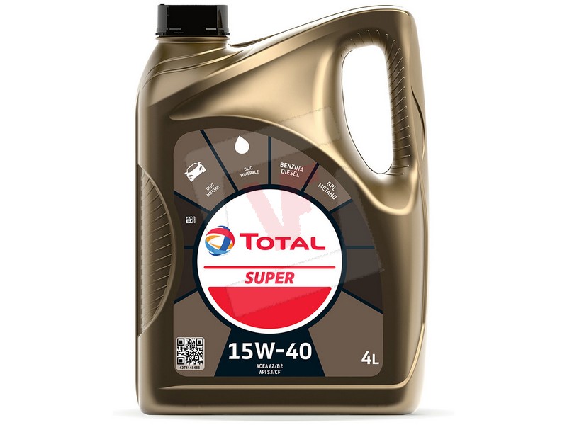 Total OLIO MOTORE SUPER 15W40 lt. 4