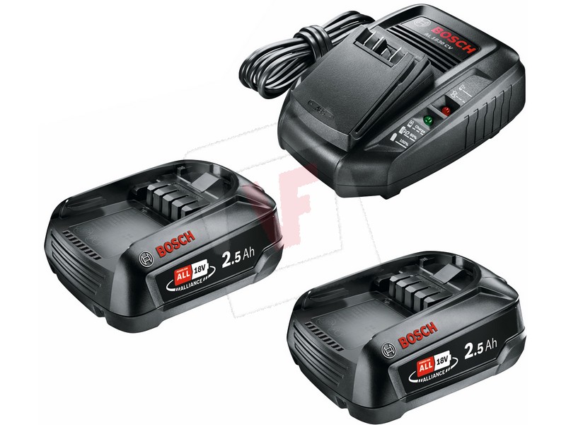 Bosch 2 BATTERIE 18V 2,5 Ah...