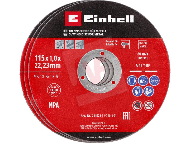 Einhell SET 5 PZ. DISCHI DA...