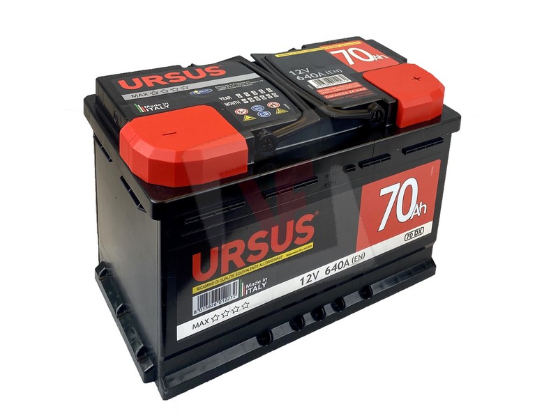 BATTERIA AVVIAMENTO AUTO URSUS 80 Ah mm. 313x175x190 h