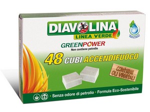 Diavolina ACCENDIFUOCO GREEN POWER 48 cubetti