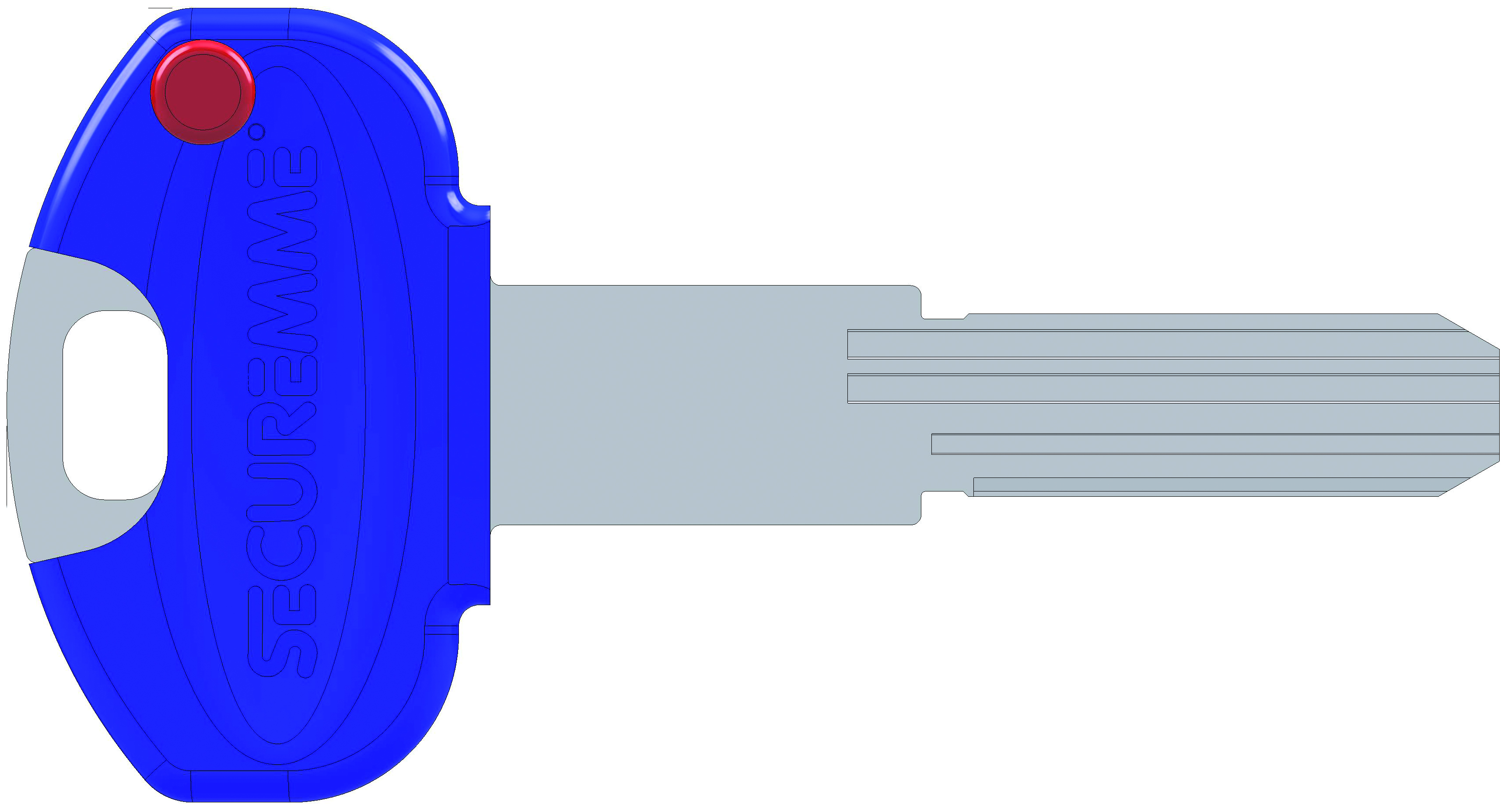 Securemme Chiave Grezza Per Cilindro K1 --image