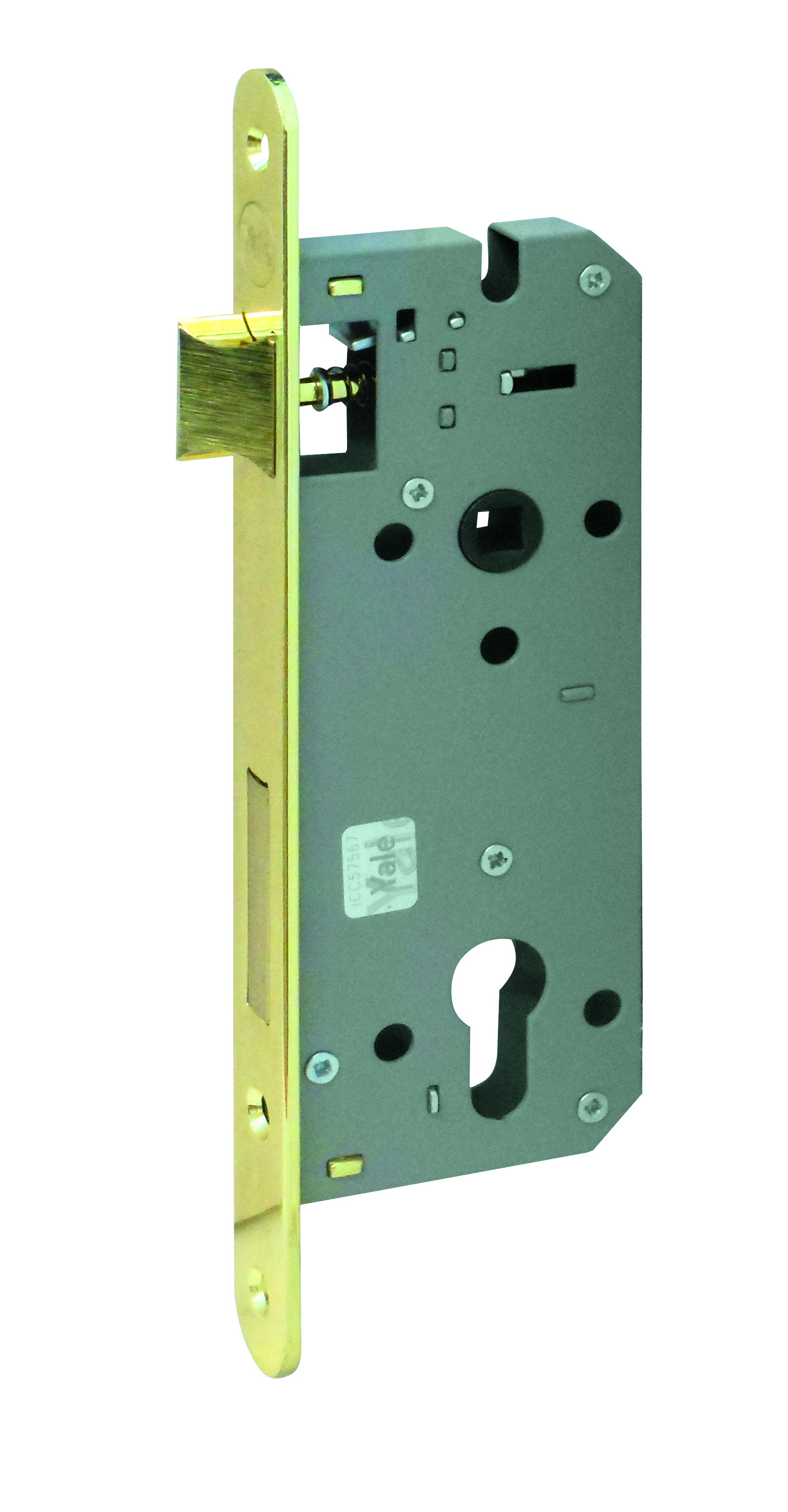 Serratura Yale da infilare B/tondo Art. 52X E.40