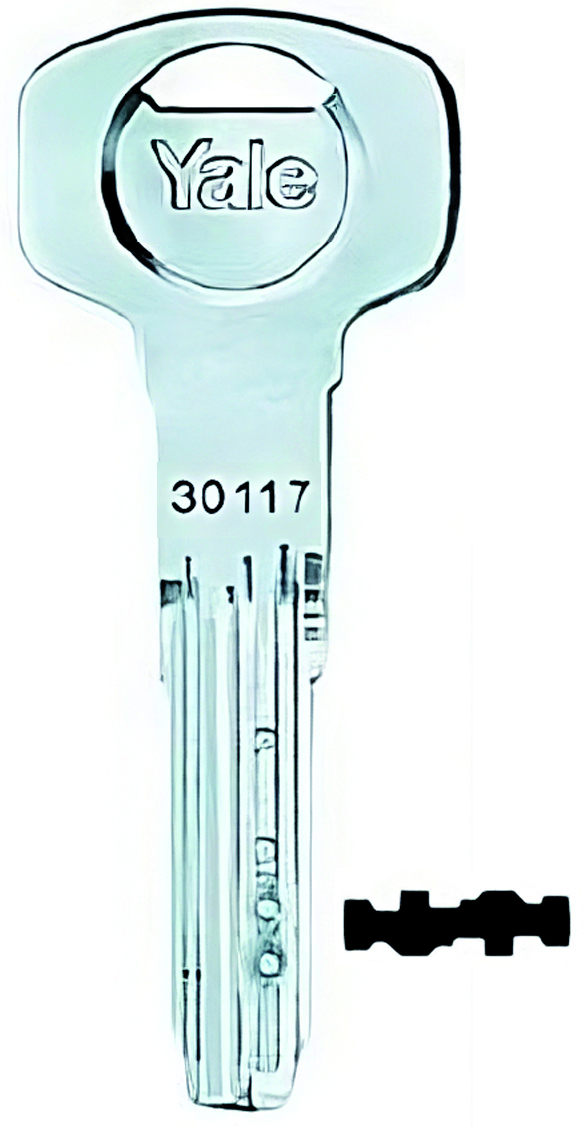 Chiave grezza per cilindri europei Y2S 6 perni