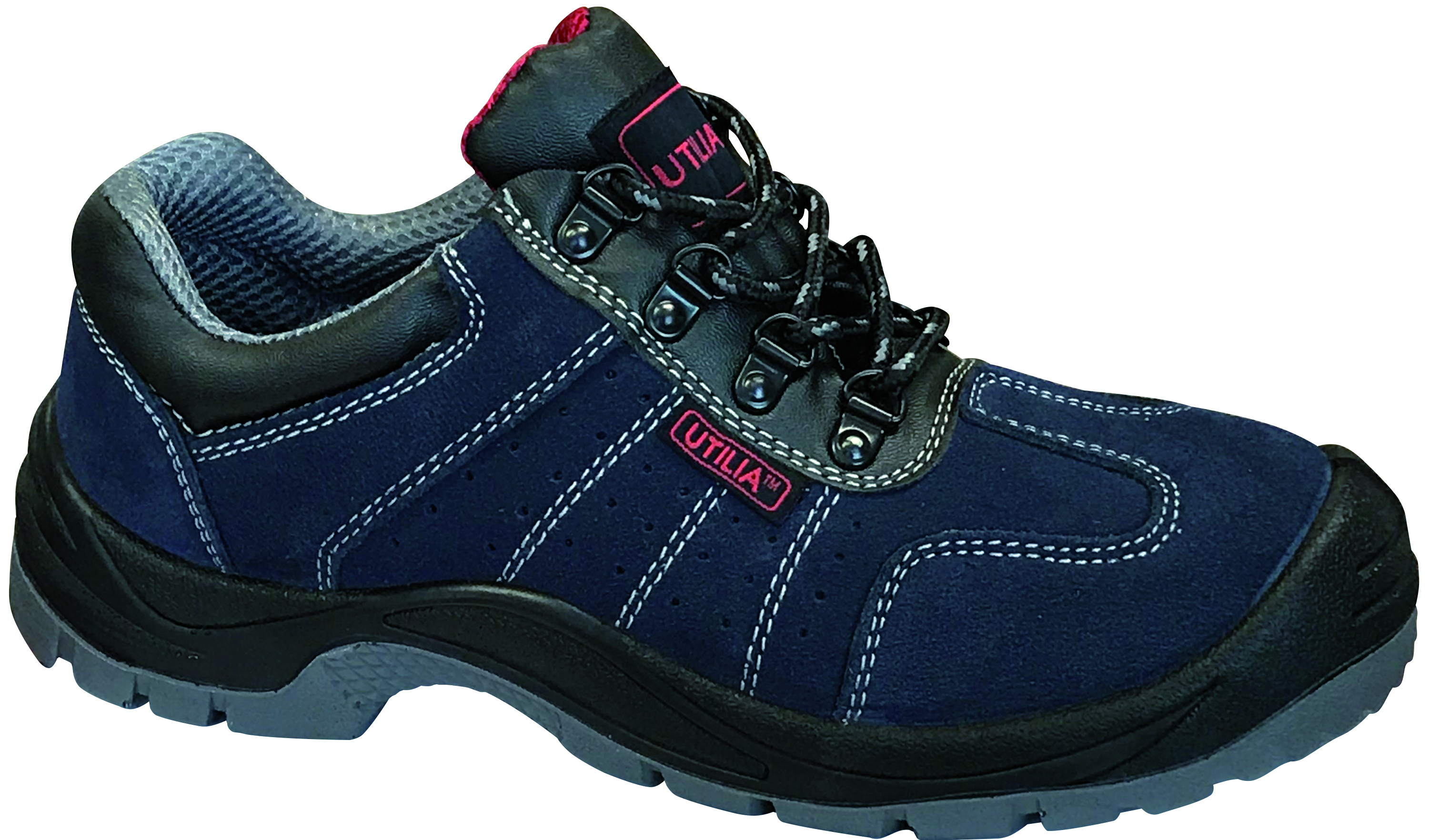 Utilia Scarpe Antinfortunistica Basse S1P FO SR Taurus Scamosciate Colore Blu Misura 46
