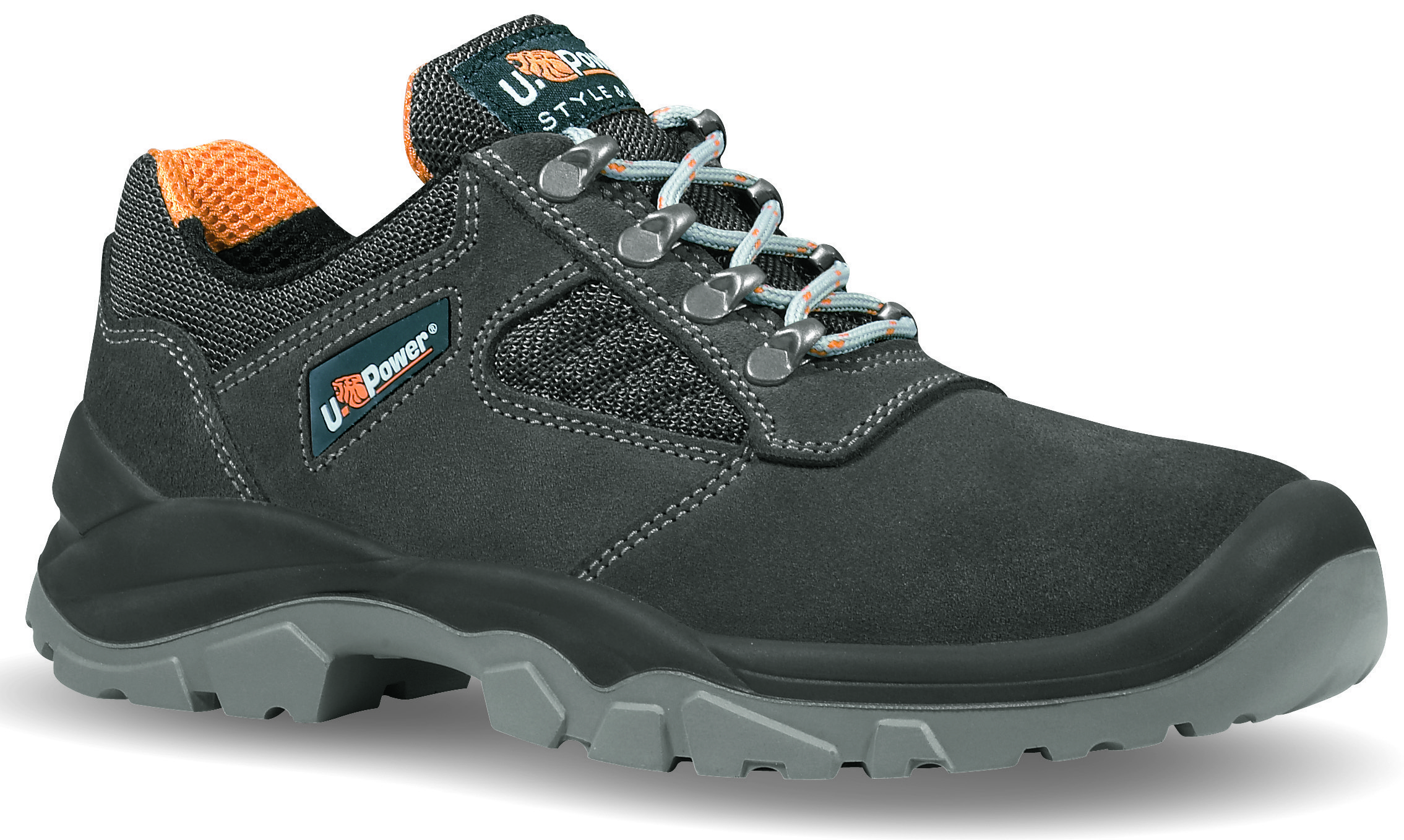 U-Power Scarpe Antinfortunistica Trekking Basse S1P Src Tudor Col. Antracite Mis. 44 -