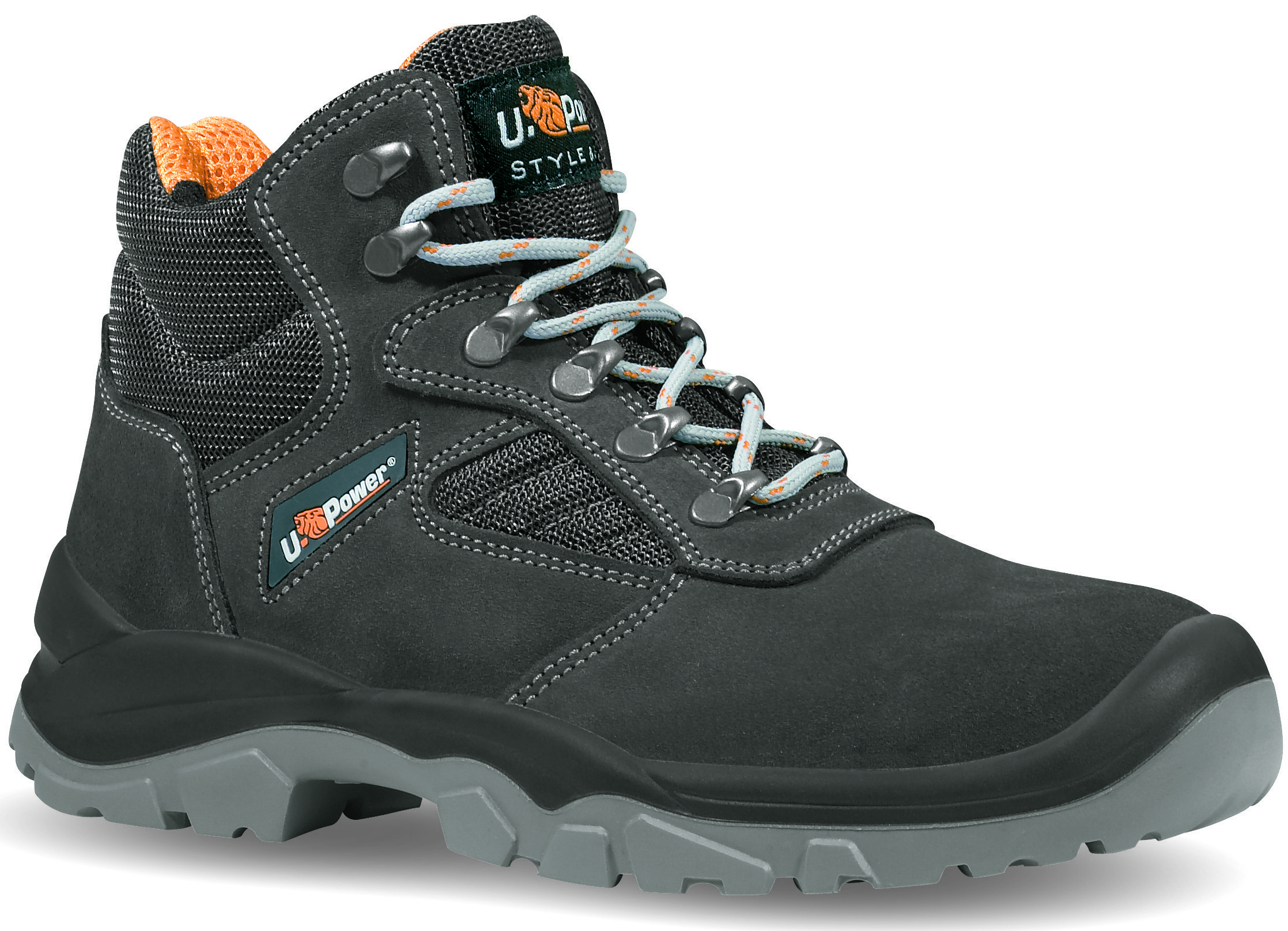 U-Power Scarpe Antinfortunistica Trekking Alte S1P Src Real Col. Antracite Mis. 44 -