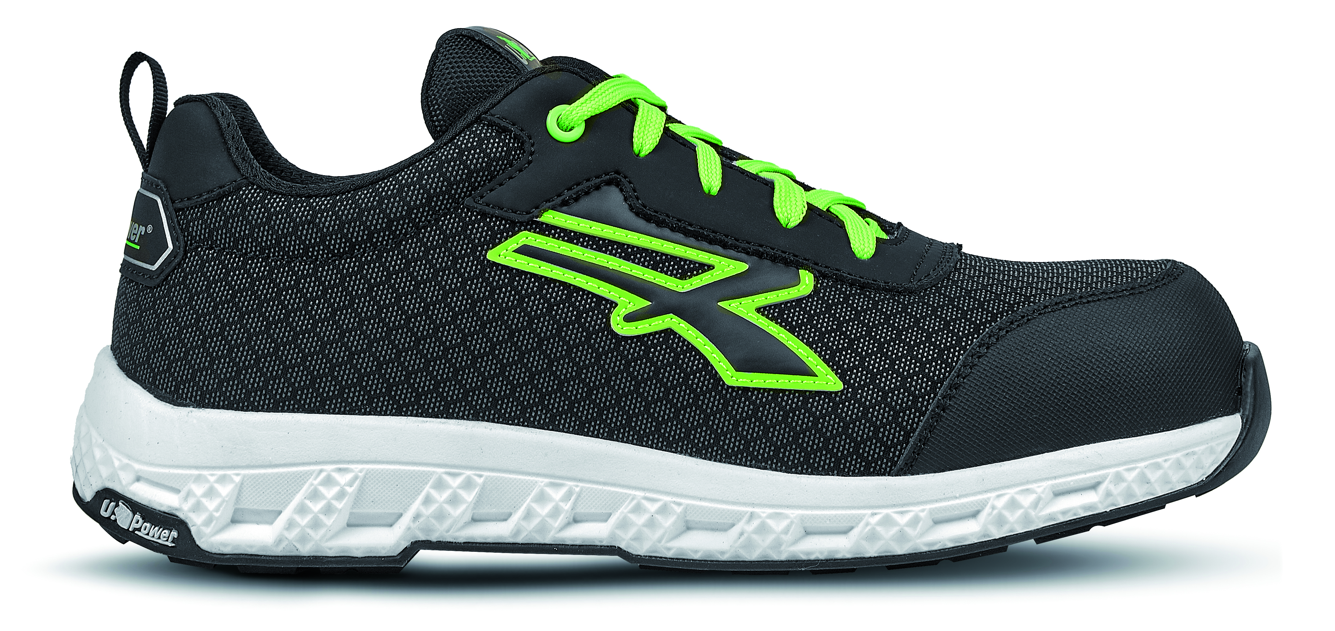 U-Power SCARPE ANTINFORTUNISTICA BASSE S3S CI HI HRO FO SR RED EGO MITCH ESD Col.Grigio/Verde Mis.41