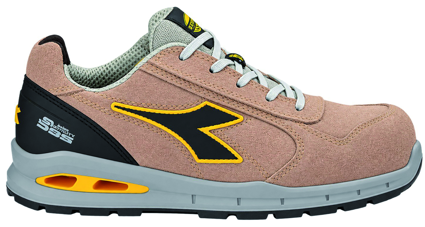 Diadora SCARPE ANTINFORTUNISTICA BASSE S3S FO SR ESD RUN A.BOX LOW Col. Beige Mis. 40
