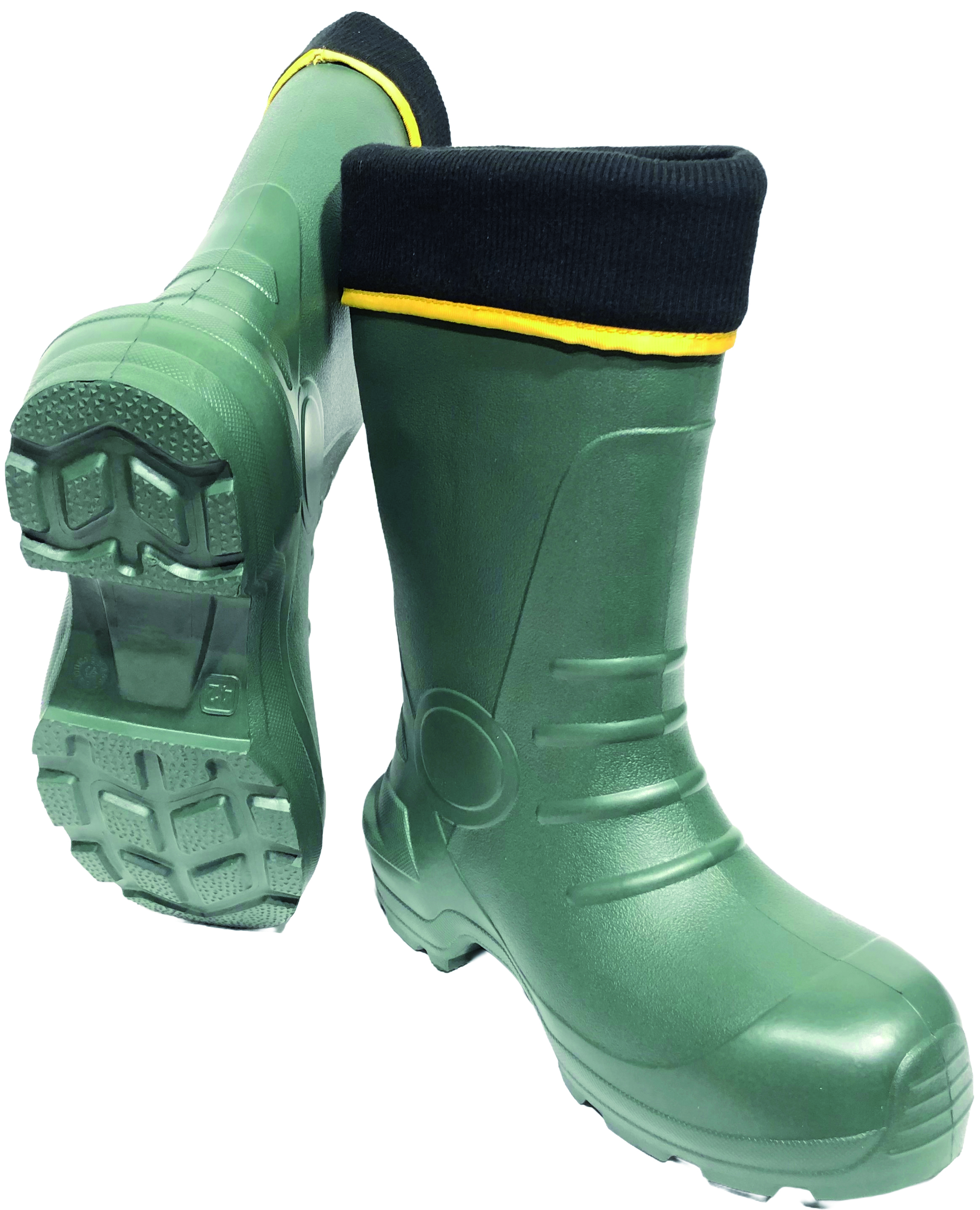 STIVALI ALTI SUPER LEGGERI CON CALZA REMOVIBILE Col. Verde Mis. 41