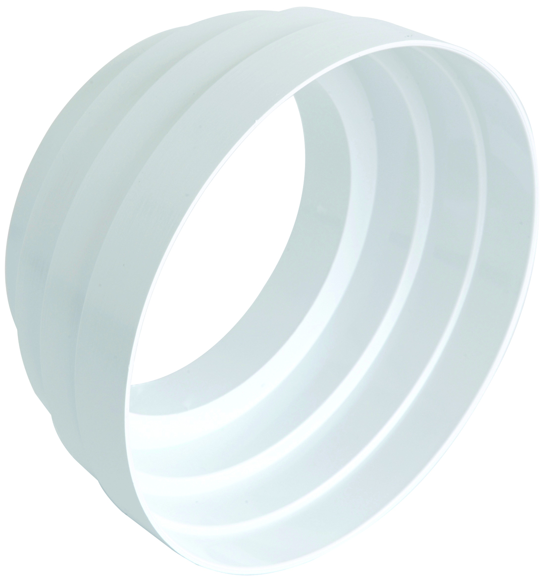 CONO DI RIDUZIONE PER AERAZIONE CANALIZZATA  ø mm. 125-100, col. Bianco