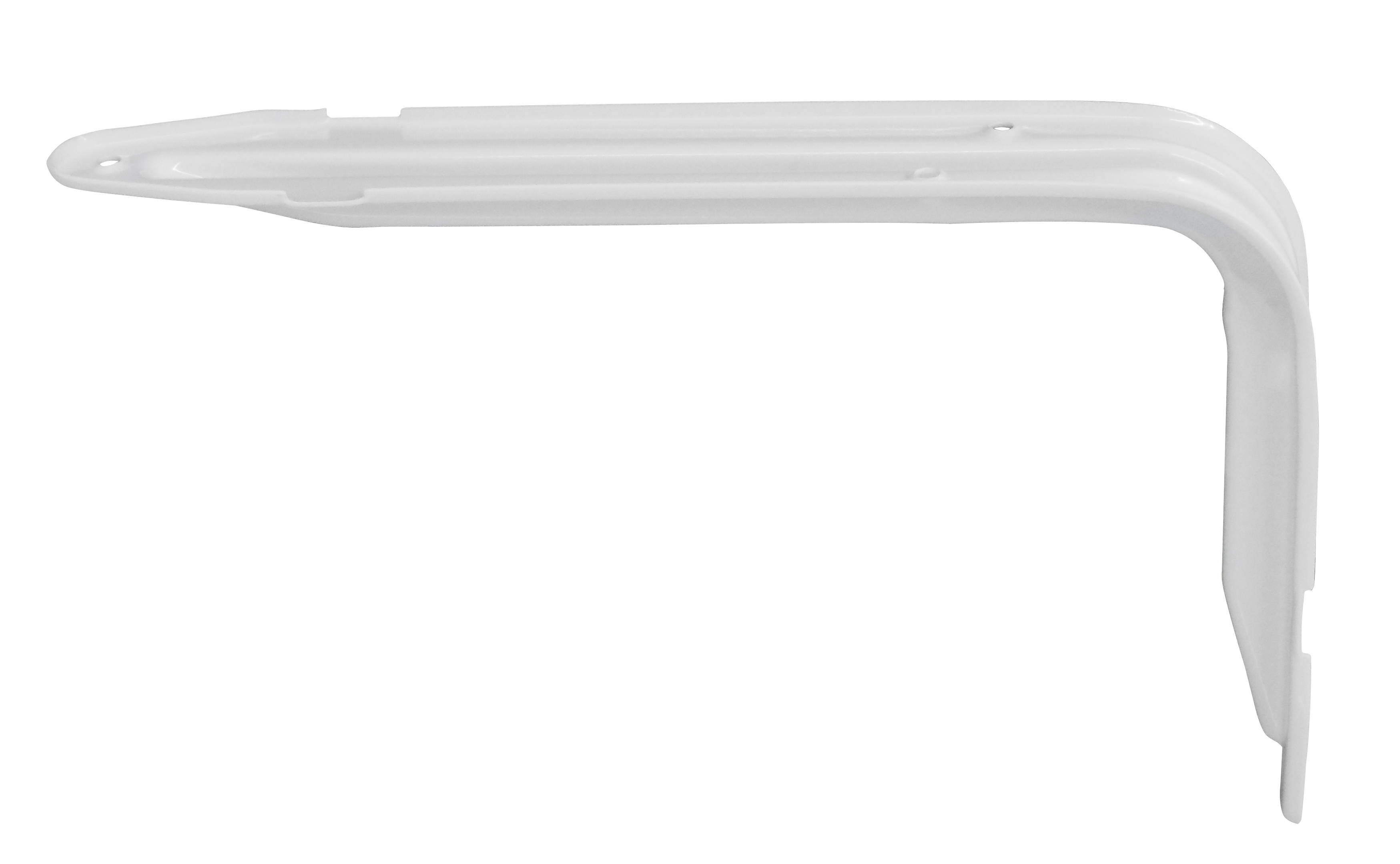 MENSOLA NERVATA PLUTONE Col. Bianco cm. 20x15
