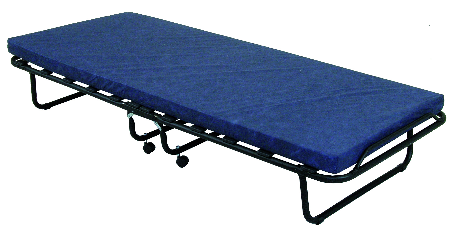 LETTO PIEGHEVOLE CON MATERASSO cm. 80x190 col. Nero