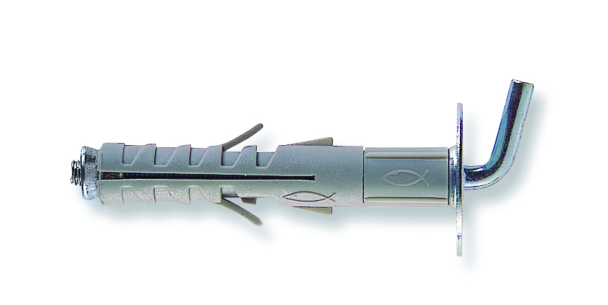 Fischer Tassello Sb 9/L8 Con Gancio Corto 100 Pz. Mm. 9X52 -