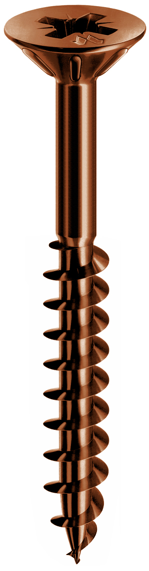 Mustad VITE PANELVIT TSP FERRO BRONZATO FILETTATURA PARZIALE  mm.5x50
