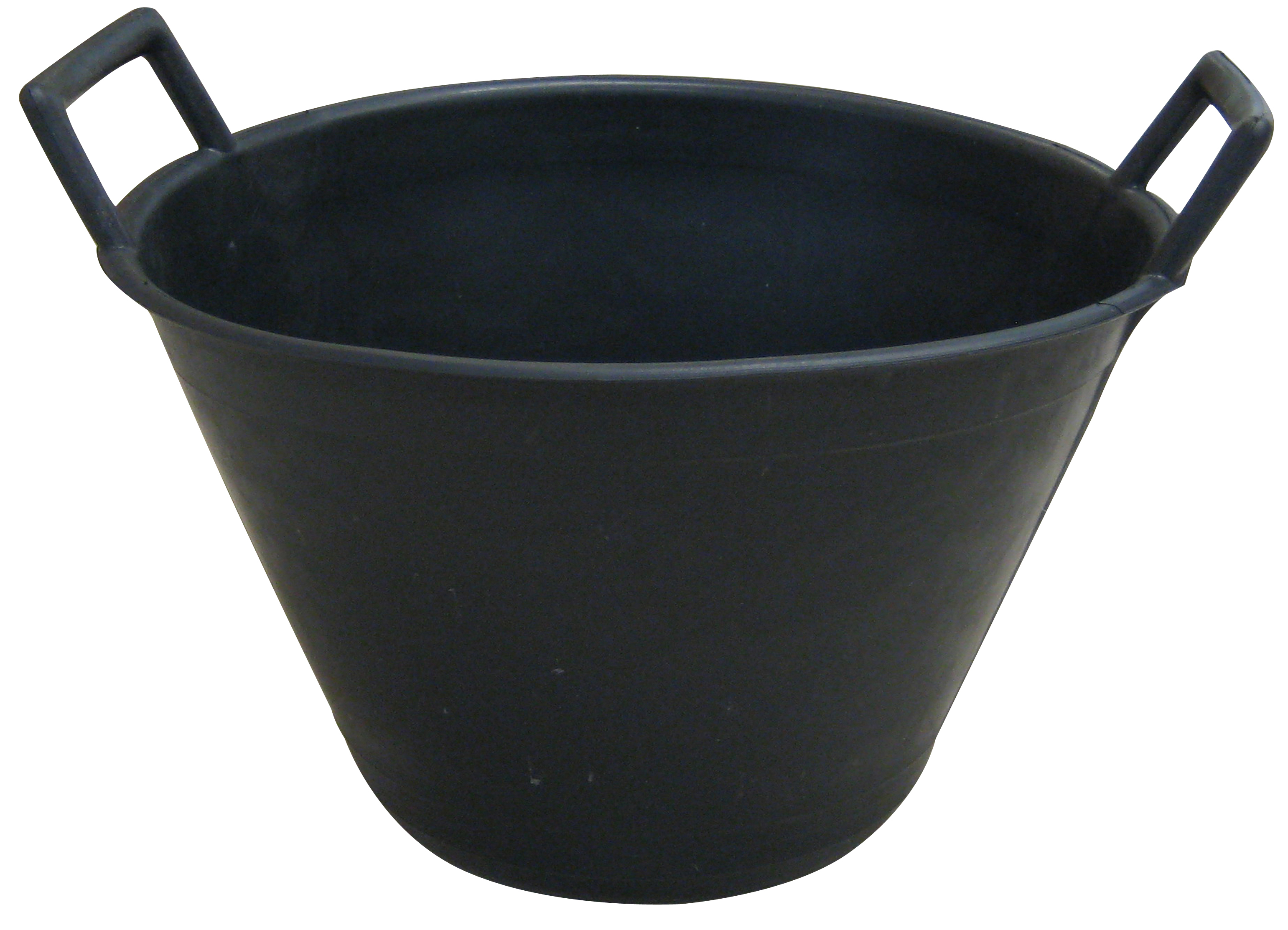 CARDARELLA IN PLASTICA 2 MANICI Lt. 10 Ø cm. 34 - Nera