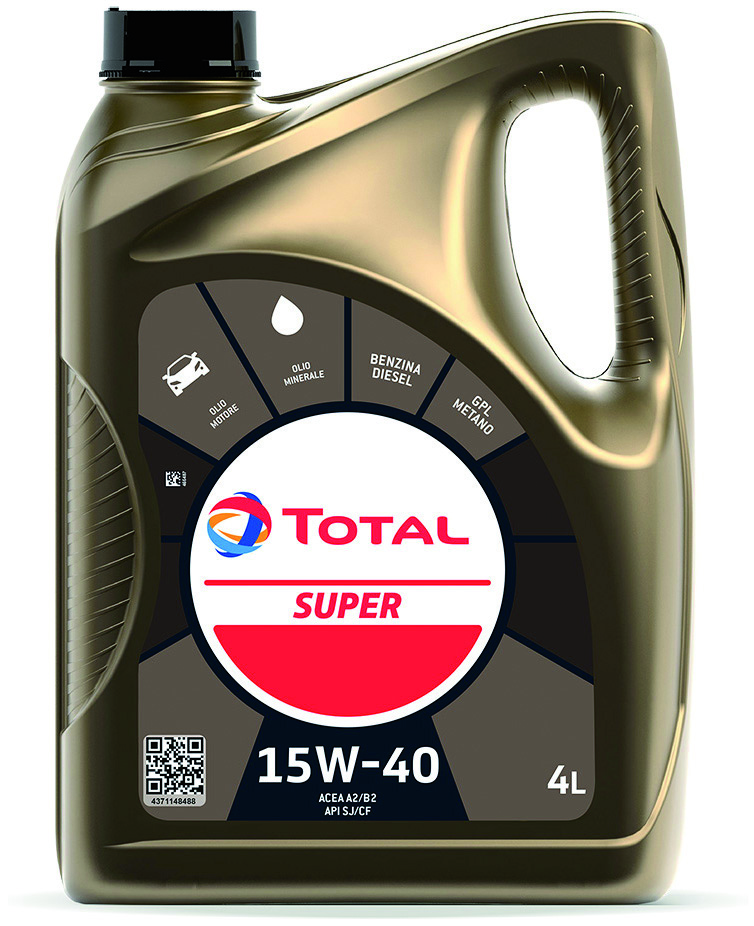 Total OLIO MOTORE SUPER 15W40 lt. 4