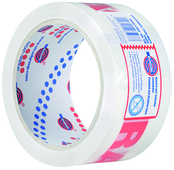 Eurocel NASTRO DA IMBALLO FRAGILE PP36 mm. 50x66 mt. col. Bianco