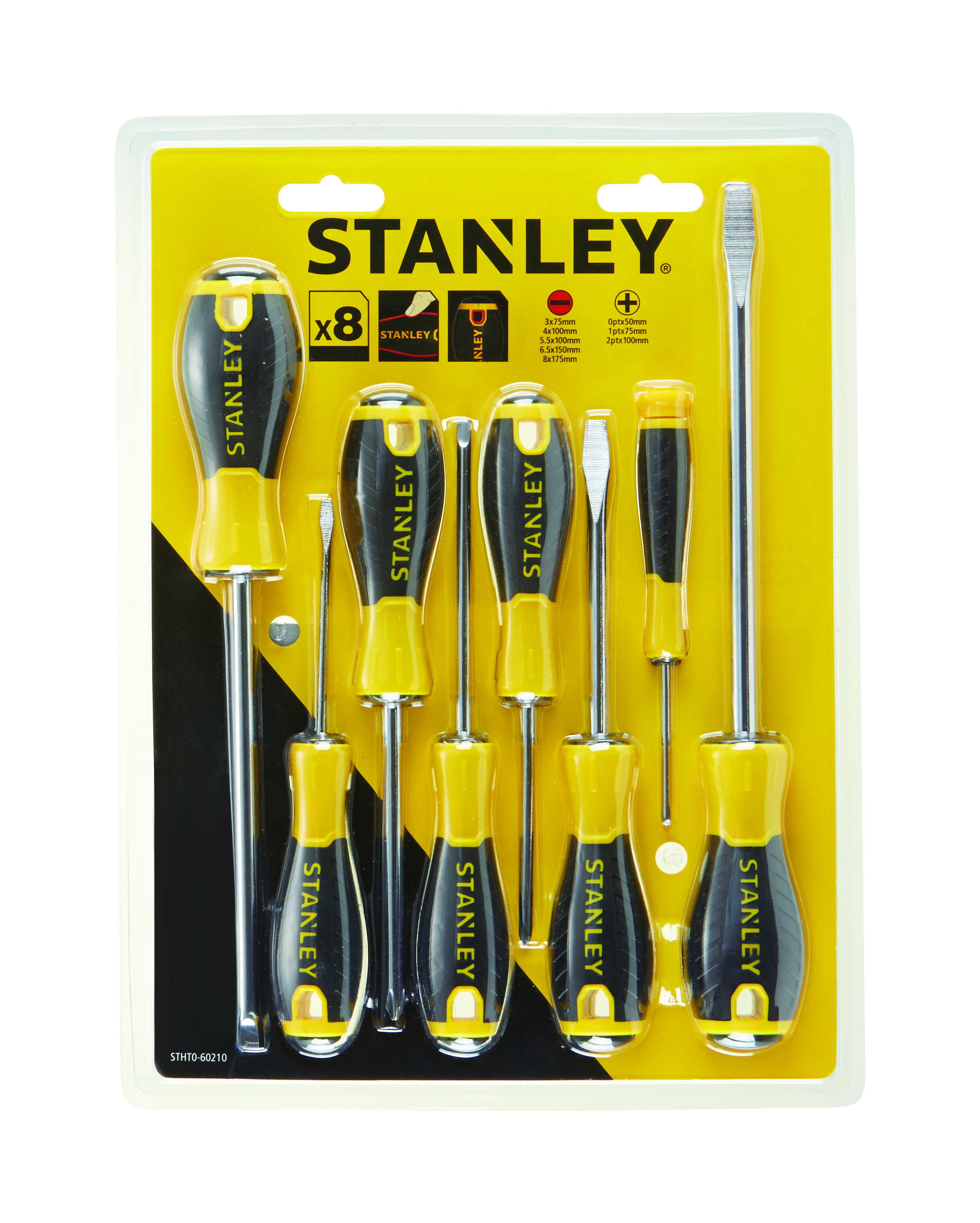 Stanley Serie Giraviti Essential 8 Pz. -