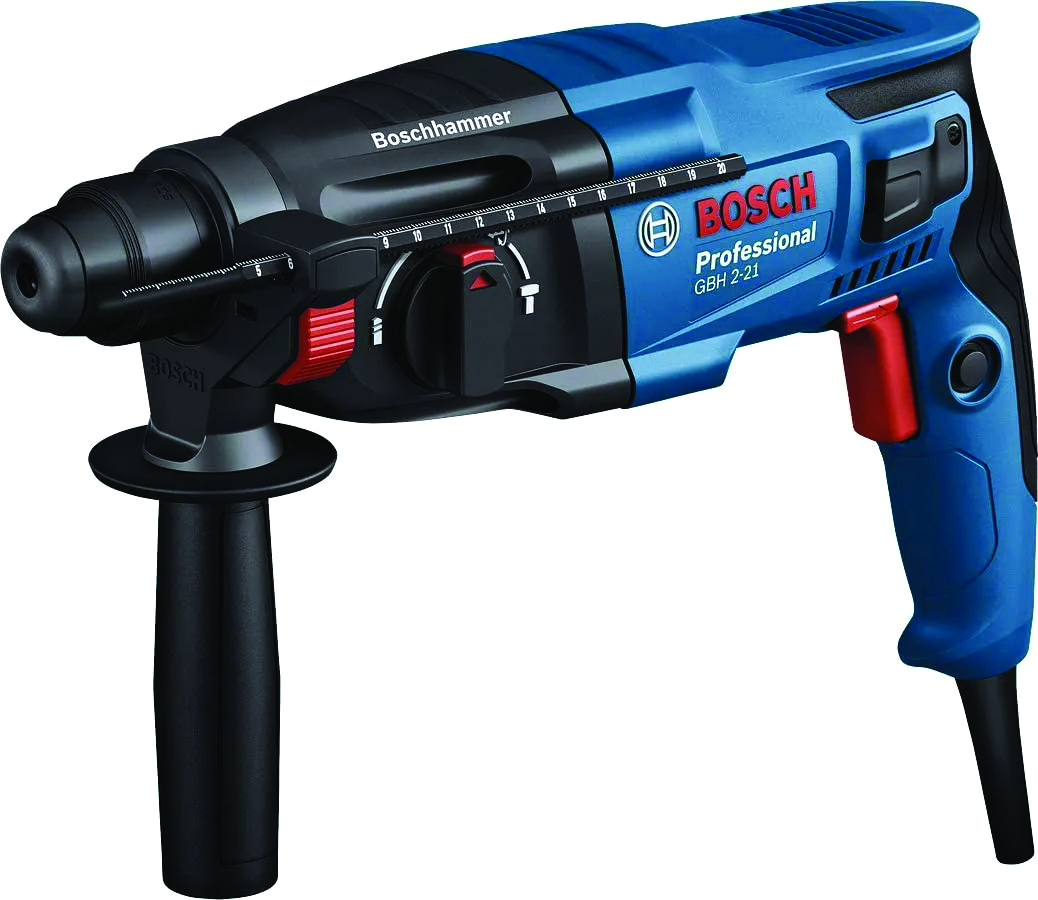 Bosch MARTELLO PERFORATORE GBH 2-21 720 W valigetta + 3 punte + 3 inserti