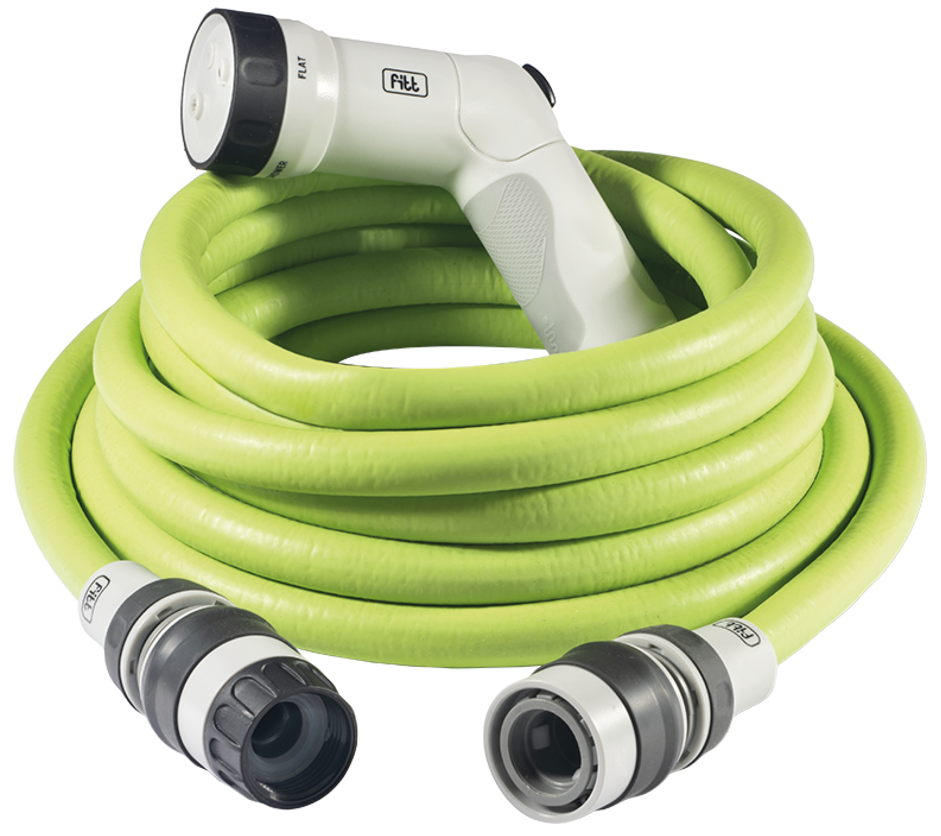 Fitt Tubo Estensibile Per Giardinaggio Fitt Ikon Mt.15 Con Pistola Col. Lime -