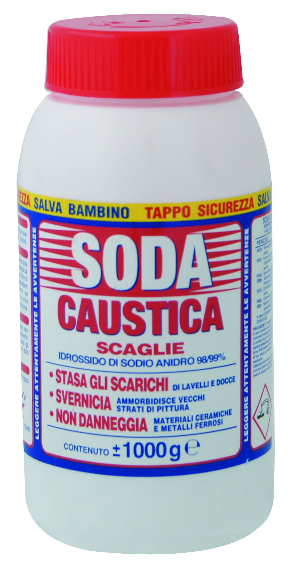 SODA CAUSTICA A SCAGLIE  kg. 1