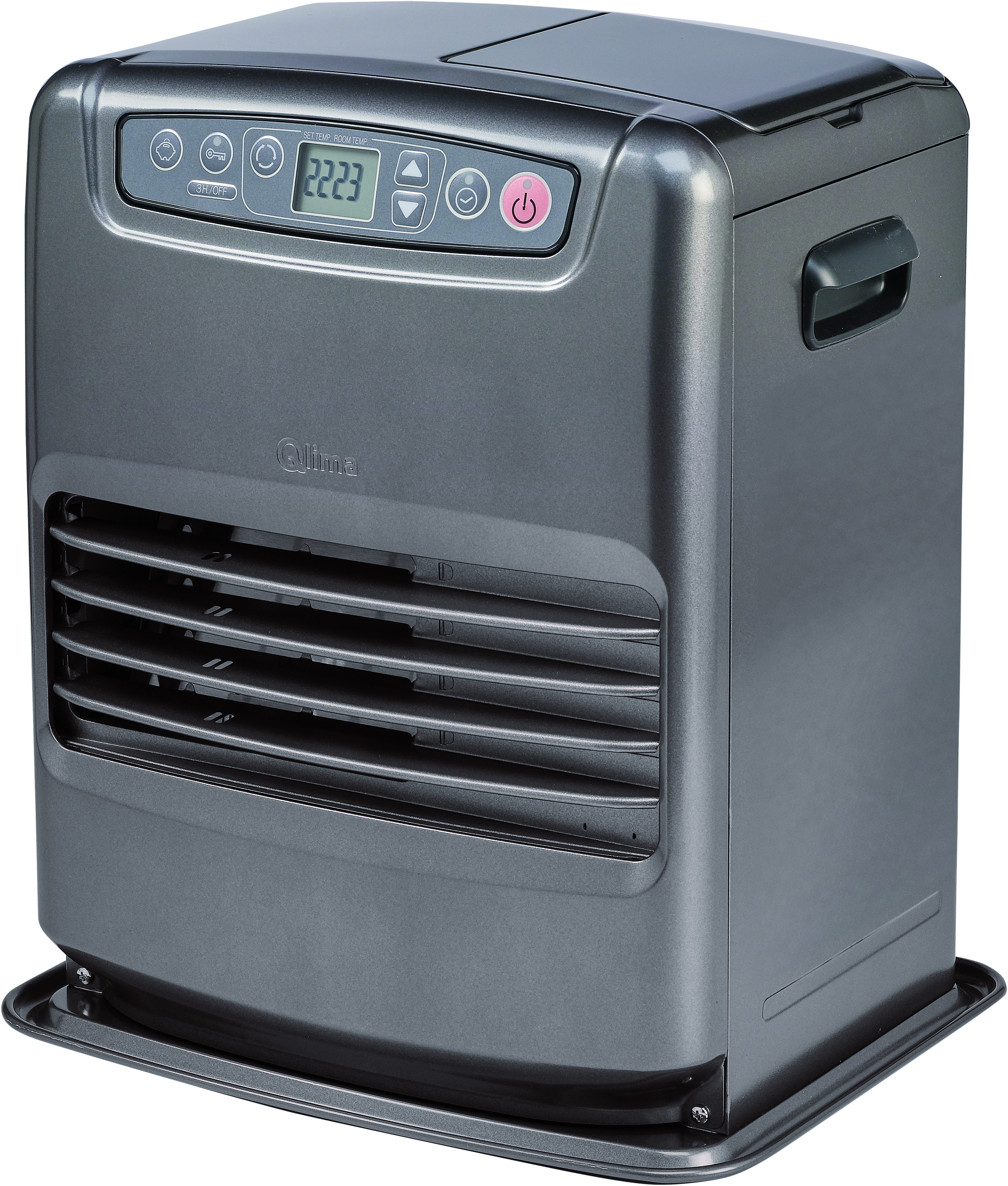 Qlima STUFA A COMBUSTIBILE ELETTRONICA SRE 0031 TC  col. Grigio