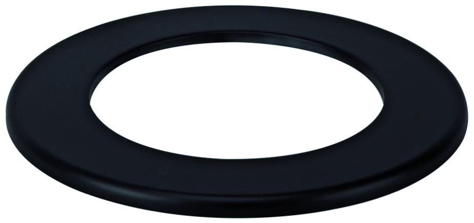Save Anello Da Parete Per Stufa A Legna Porcellanato Plus Light Col. Nero Opaco Ø Cm. 15 -